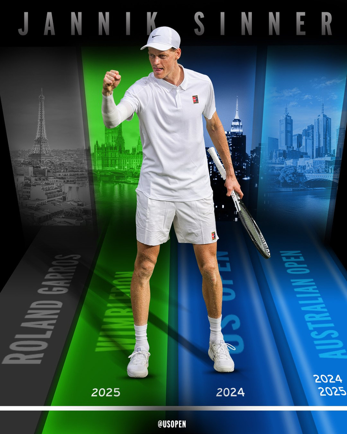 温网横扫年终总决赛，辛纳刷新纪录